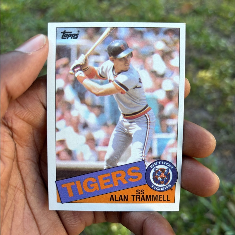 Topps Baseball Card - Alan Trammell